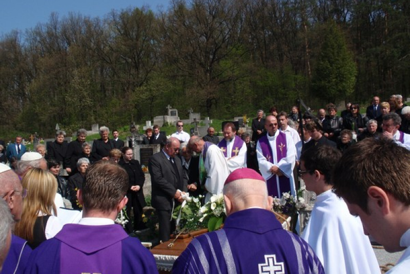 Pohreb dp. Ladislava Frankoviča , OPraem.